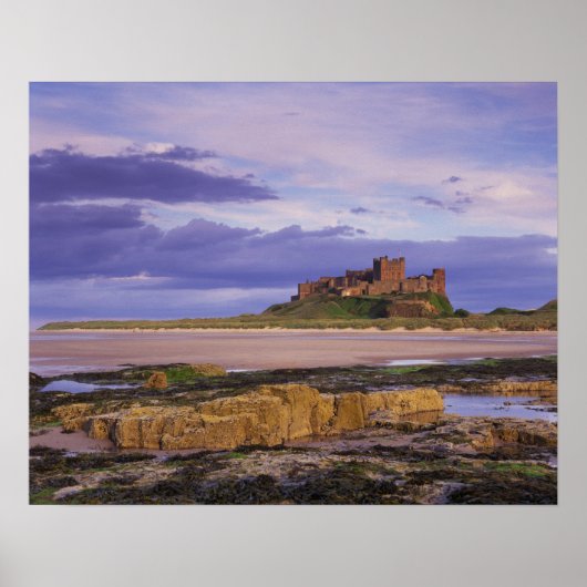 England, Northumberland, Burg Bamburgh Poster (Vorne)