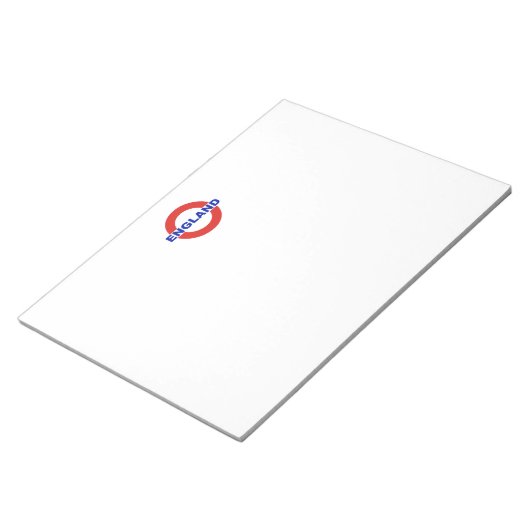 England Notizblock (angewinkelt)