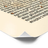 England Nürnberg Chronik 1493 Mittelalterliches Bu Poster (Ecke)