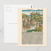 England Nürnberg Chronik 1493 Mittelalterliches Bu Postkarte (Vorne/Hinten)