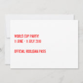 England-Party Einladung (Rückseite)