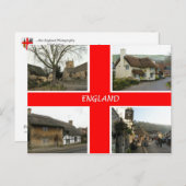 England PC - Kundenspezifisch - Kundenspezifisch Postkarte (Vorne/Hinten)