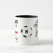 ENGLAND Personalisiert Fußball Tasse (Zentrum)