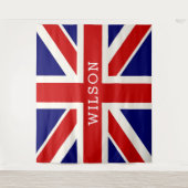 England - Personalisierte Flag-BACKDROP Wandteppich (Vorderseite)