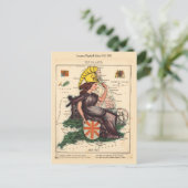 England Pictorial maps Postcard Postkarte (Stehend Vorderseite)