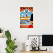 England Plakat (Heimbüro)