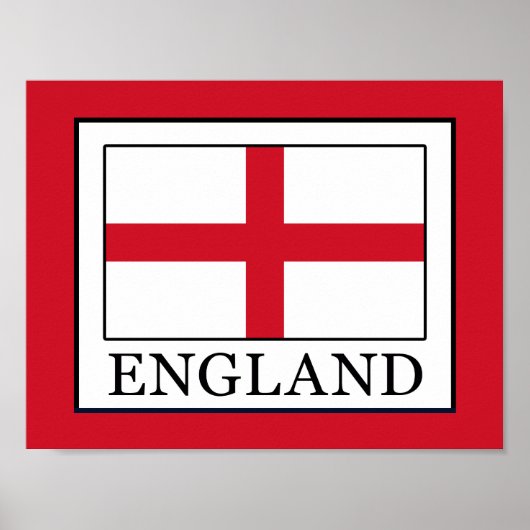 England Poster (Vorne)