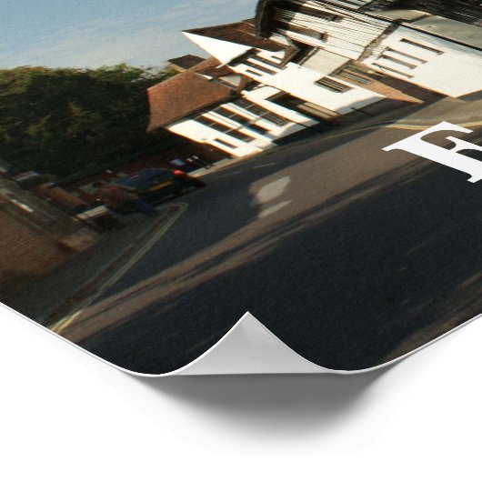 England Poster (Ecke)