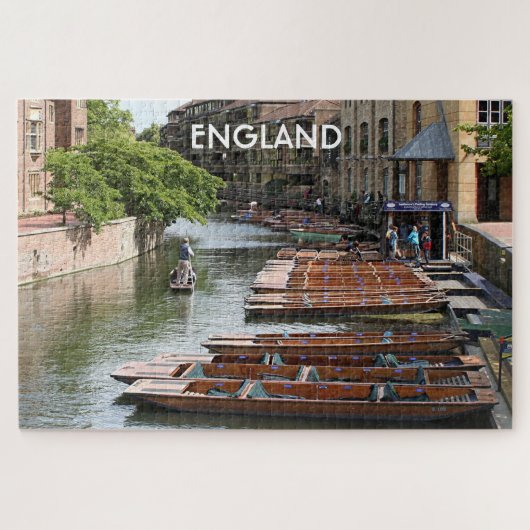 England: Punts in Cambridge Puzzle (Horizontal)