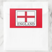 England Rechteckiger Aufkleber (Tasche)
