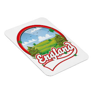 England Reiselogo Magnet