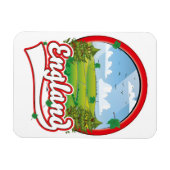 England Reiselogo Magnet (Horizontal)