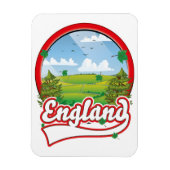 England Reiselogo Magnet (Vertikal)