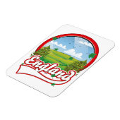 England Reiselogo Magnet (Linke Seite)