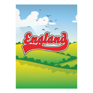 England Reiseplakat Landschaften Fotodruck