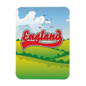 England Reiseplakat Landschaften Magnet (Vertikal)