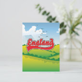 England Reiseplakat Landschaften Postkarte (Stehend Vorderseite)