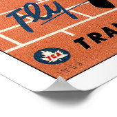 England Retro Travel Poster (Ecke)