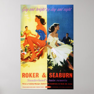 England Roker und Seaburn - Das wiederbelebte Vint Poster