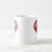 England-Rosen-Herz Kaffeetasse (Mittel)