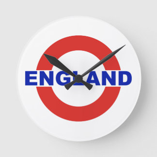 England Round Clock Runde Wanduhr