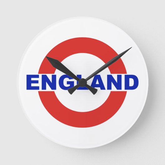 England Round Clock Runde Wanduhr (Vorderseite)