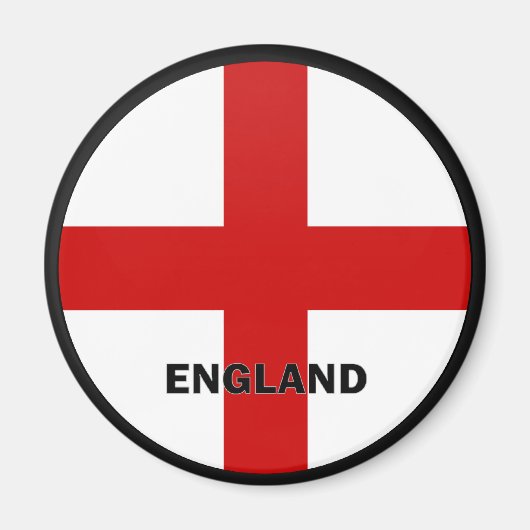 England Roundel Qualitätsflagge Magnet (Vorne)