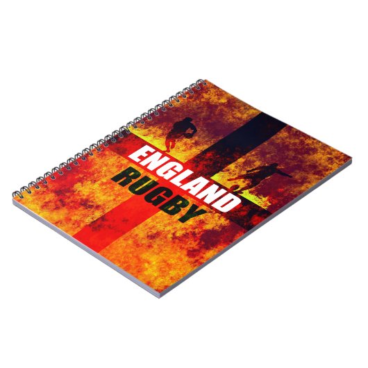 England Rugby Notizblock (Linke Seite)