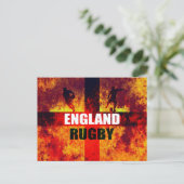 England Rugby Postkarte (Stehend Vorderseite)