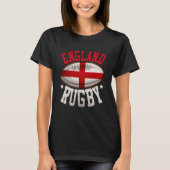 England Rugby Sports Player English Fan T-Shirt (Vorderseite)