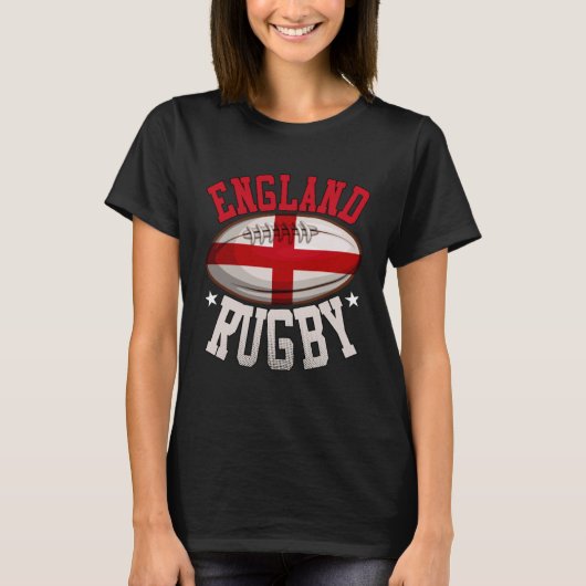 England Rugby Sports Player English Fan T-Shirt (Vorderseite)
