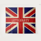 England Rustikale Flagge LASSE PARTY BACKDROP Wandteppich (Vorderseite (Horizontal))