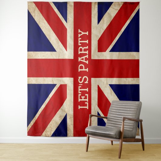 England Rustikale Flagge LASSE PARTY BACKDROP Wandteppich (Beispiel)