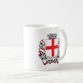 England-Schild Kaffeetasse (VorderseiteRechts)