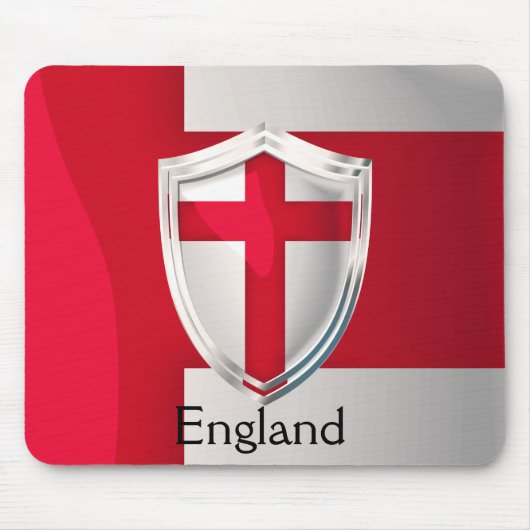 England Schild Mousepad (Vorne)