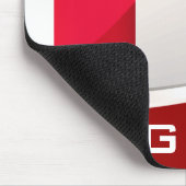 England Schild Mousepad (Ecke)
