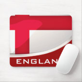 England Schild Mousepad (Mit Mouse)