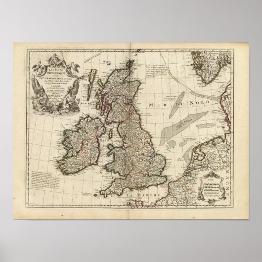 England, Schottland, Europa Poster (Vorne)