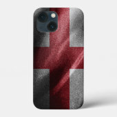 England-Seidenflagge Case-Mate iPhone Hülle (Rückseite)