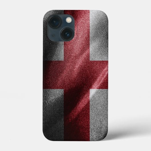 England-Seidenflagge Case-Mate iPhone Hülle (Rückseite)