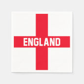 England Serviette (Vorderseite)