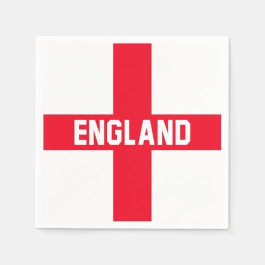 England Serviette (Vorderseite)