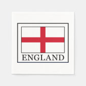 England Serviette (Vorderseite)