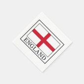 England Serviette (Ecke)