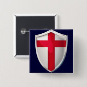 England Shield Button (Vorne & Hinten)