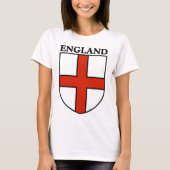 England Shield Crest Personalized Name Number  T-Shirt (Vorderseite)