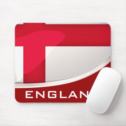 England Shield Mousepad (Mit Mouse)