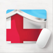 England Shield Mousepad (Mit Mouse)