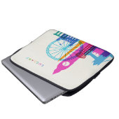 England Skyline Laptopschutzhülle (Vorne Knopf)