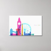 England Skyline Leinwanddruck (Vorderseite)